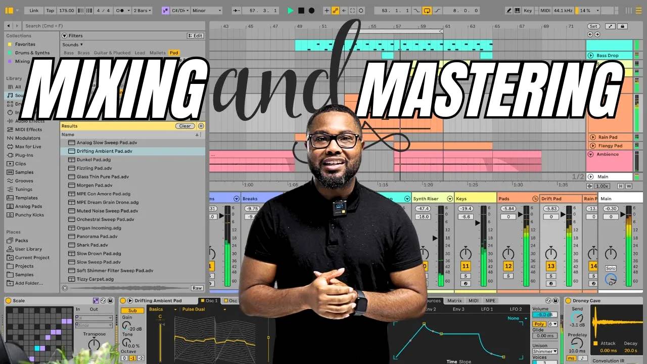 Ableton Live 12 Mixing & Mastering Stock Plugins Only