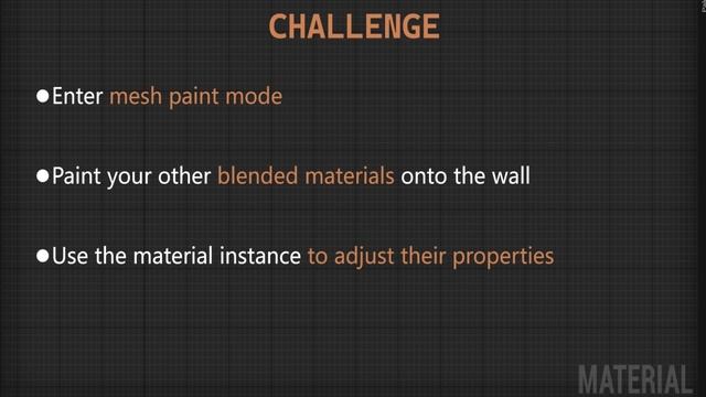 46. Vertex Painting. ONE COURSE SOLUTION FOR MATERIAL Unreal Engine 5