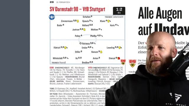 22. Spieltag - die NOTEN - Kicker Manager Spiel