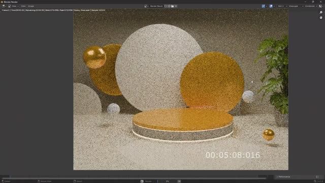 Product Podium in Blender - 3D Modelling Process