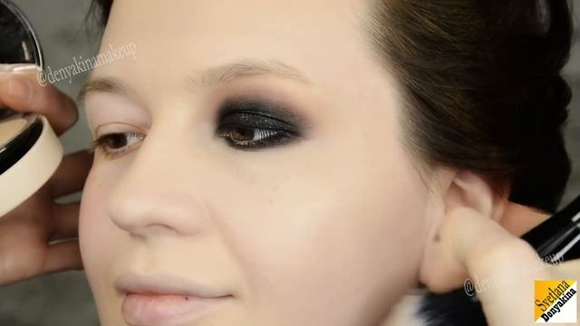 Смоки для нависшего века. Smoky eyes.