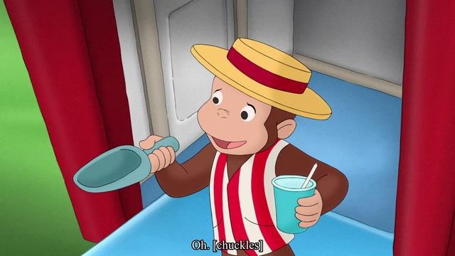 Curious George - 217 - Pop! (Learn English Language with subtitles)