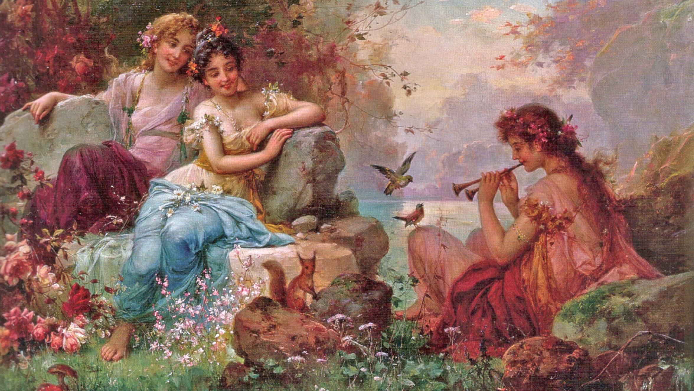 ГРЁЗЫ. Художник Hans Zatzka.