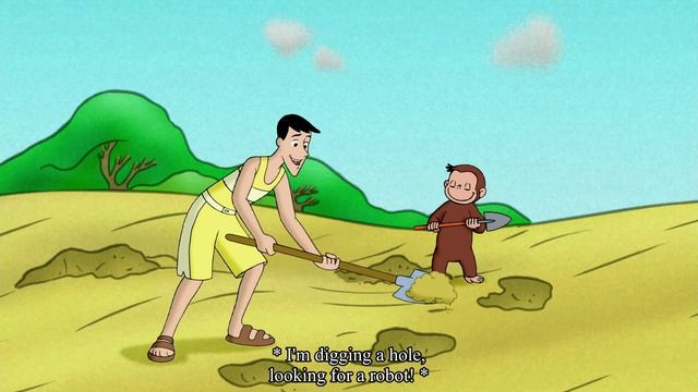 Curious George - 150 - Metal Detective (Learn English Language with subtitles)