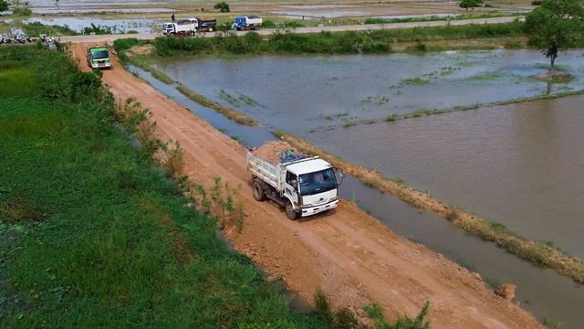 Строительство, начало нового проекта, восстановление старой дороги