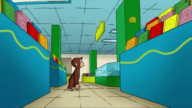 Curious George - 16 - Curious George, A Peeling Monkey (Learn English Language with subtitles)