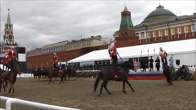 Honor Cavalry Escort by Presidential Regiment & Kremlin Equestrian Riding School