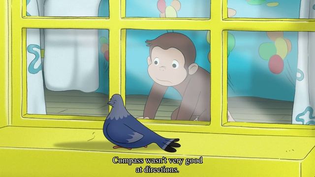 Curious George - 316 - Monkeys of a Feather (Learn English Language with subtitles)