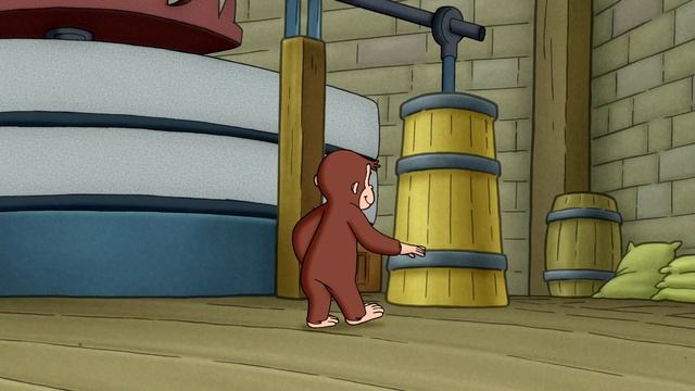 Curious George - 158 - Windmill Monkey (Learn English Language with subtitles)