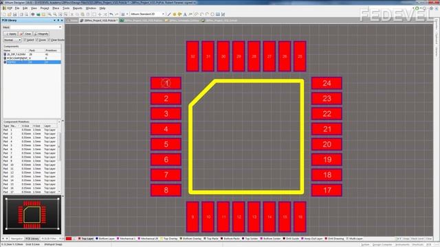 9. Create ATMEGA16U2 - Footprint