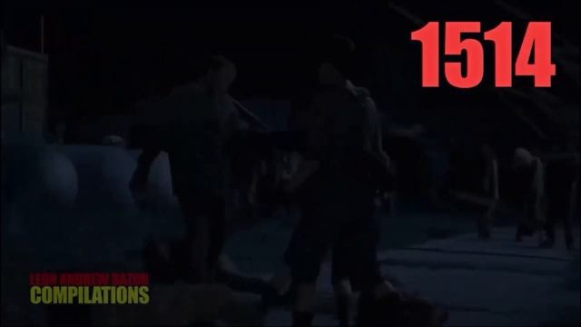 46 MINUTES WALKER Kills in The Walking Dead - Season 1-10