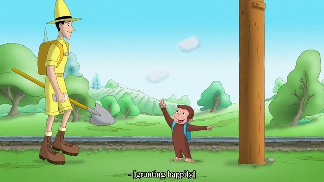 Curious George - 268 - The Lost Treasure of Bugaboo Bend (Learn English Language with subtitles)