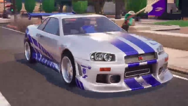 Олды всплакнули: в Fortnite выкатили культовый Nissan Skyline R34 из «Форсажа».