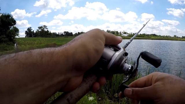 How to sneak into a pond.  Bass fishing and Donut Peaches.