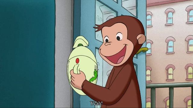 Curious George - 126 - George Cleans Up (Learn English Language with subtitles)