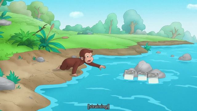 Curious George - 258 - Your Churn, George (Learn English Language with subtitles)