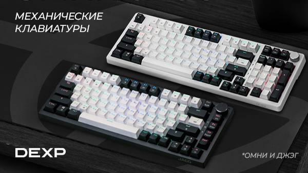 обзор клавиатуры DEXP JAGG BLACK - 18+!