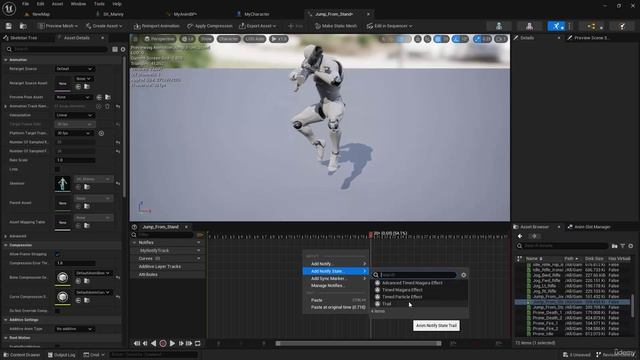 22. Animation Notifies Pt2. THE INTERMEDIATE Skeletal and Animations UE5