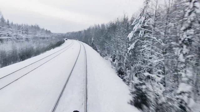 На сверхвысокой скорости | Вид из кабины машиниста 🚅🚃🚃