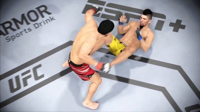 МАГОМЕД АНКАЛАЕВ VS ДЖОННИ УОКЕР UFC 4 CPU VS CPU