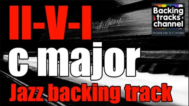 Jazz Backing Track   II-V-I   C major