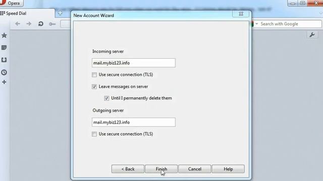 Opera SSL E-mail Setup Tutorial