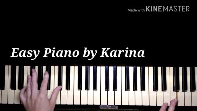 #MELOVIN -  UNDER THE LADDER #eurovision2018  HOW TO PLAY Easy Piano by Karina