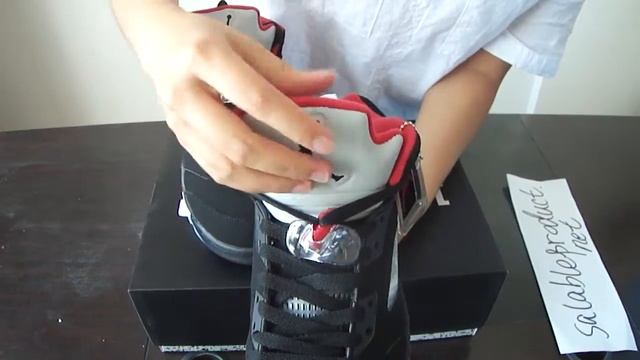 AUTHENTIC AIR JORDAN 5 SUPREME BLACK from salableproduct.net