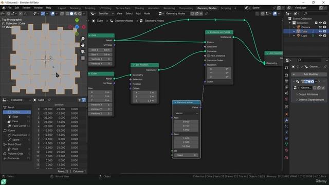 15. Challenge Solution. BLENDER GEOMETRY NODES LEARNING