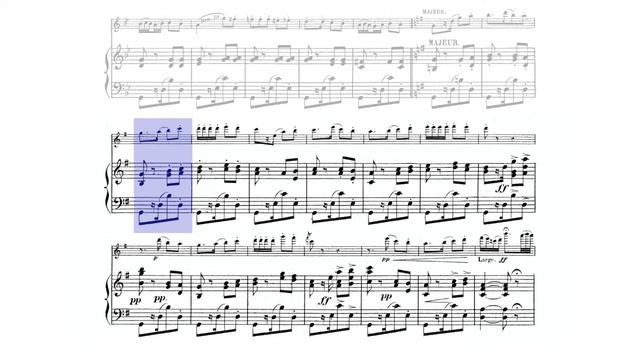 🎼FRANÇOIS BORNE - Fantaisie Brillante for FLUTE and PIANO [CARMEN - BIZET] - (Sheet Music Scrolling