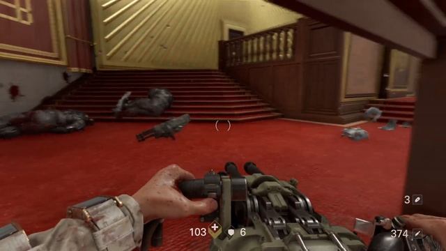 Wolfenstein II: Зал суда | Courthouse gameplay [1080 p]