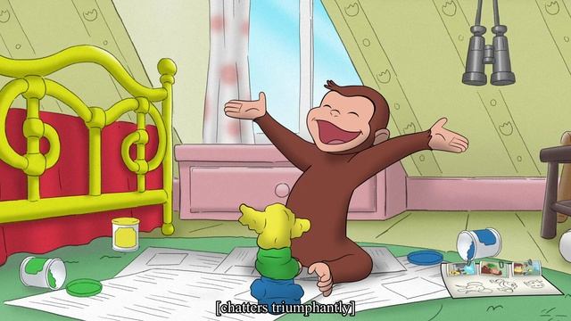 Curious George - 273 - the Unforgettable Father's Day (Learn English Language with subtitles)