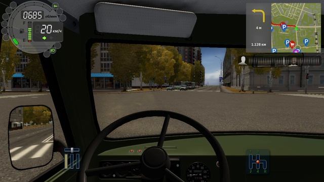 118) City Car Driving 1.111 км Мира - пер. Юбилейный 2.088 км Инженеров - Мира 958 м аллея Славы Тру