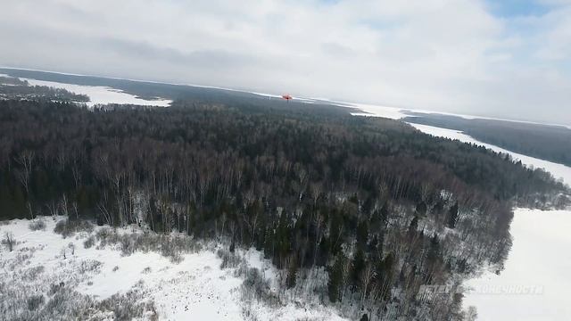 Съёмка полёта БПЛА "Геоскан 201" на FPV дрон Chimera 7