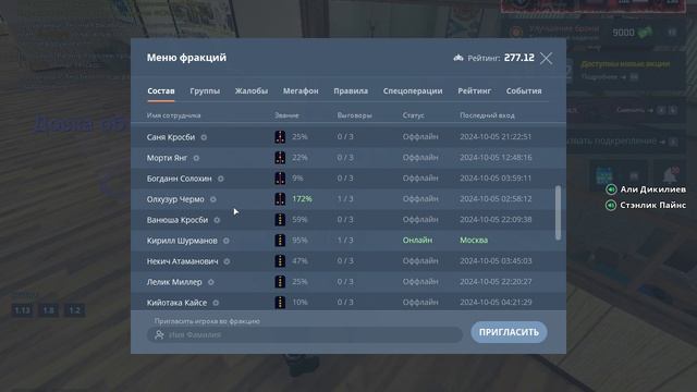 Нарушение Собурдинаций + проф.непригодность