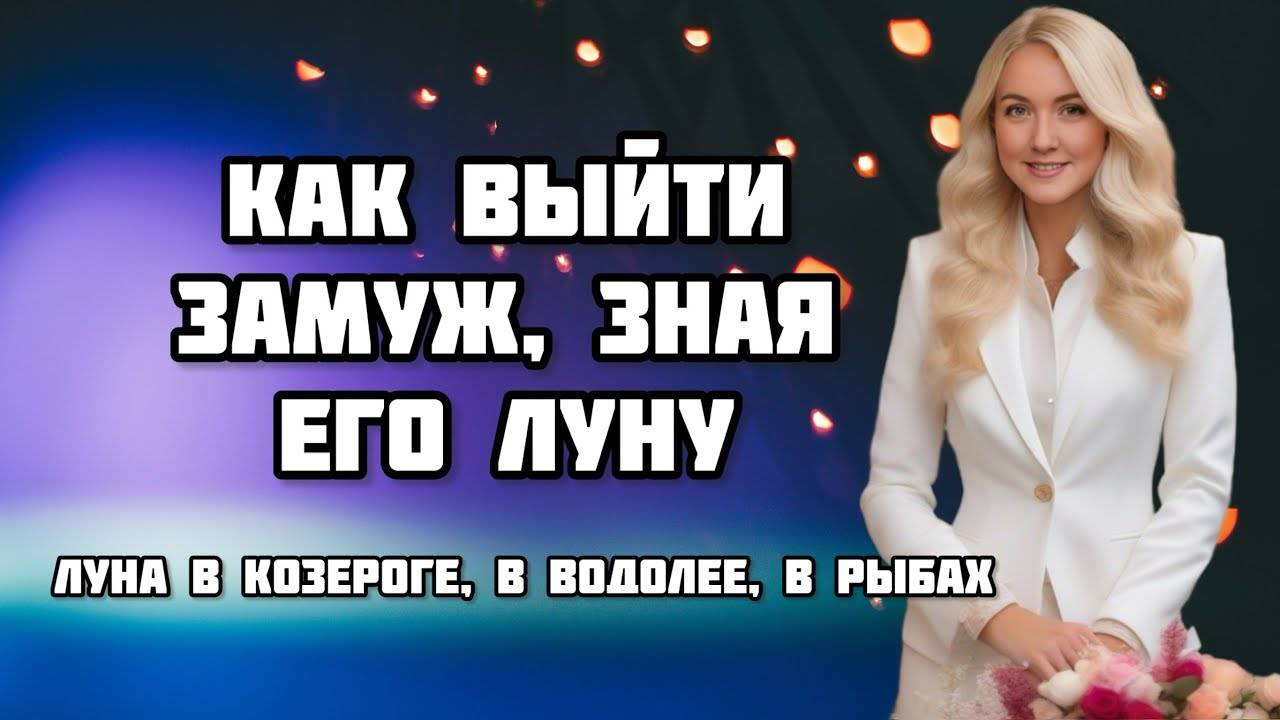 ЛУНА В МУЖСКОМ ГОРОСКОПЕ ♑️♒️♓️ УЖ ЗАМУЖ НЕВТЕРПЕЖ