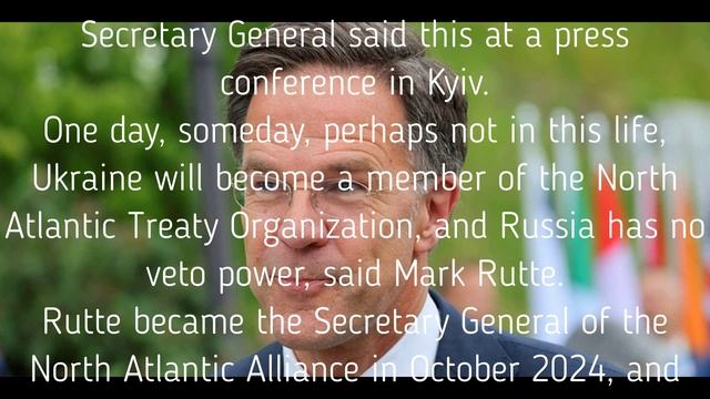 New NATO Secretary General Says Russia Has No Veto Power