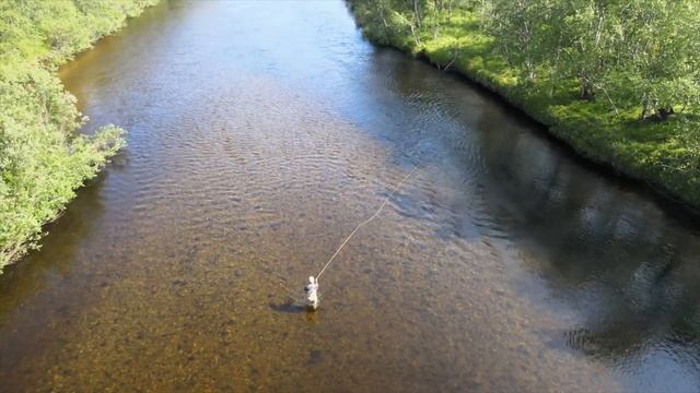 Bamboo DH fly rod. Salmon fishing on Kola Peninsula, July of 2022.