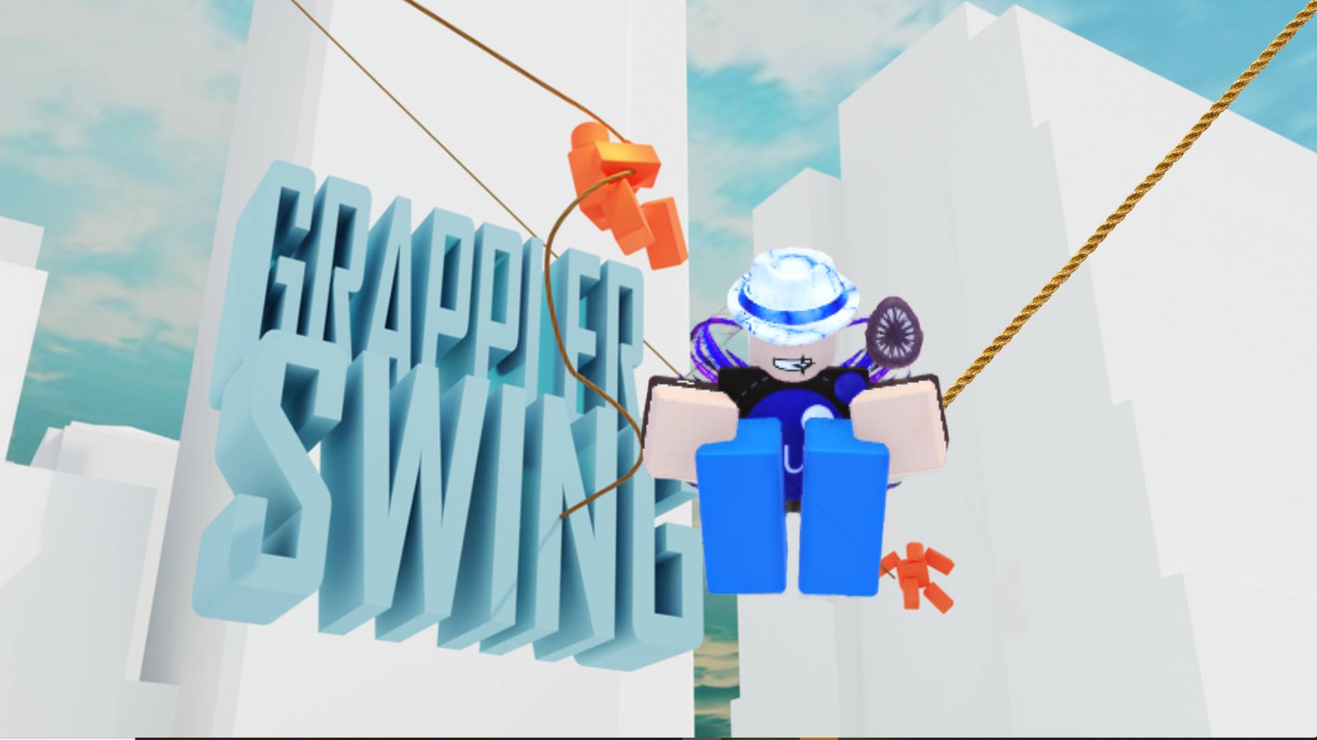 прохожу игру Grappler Swing в роблокс