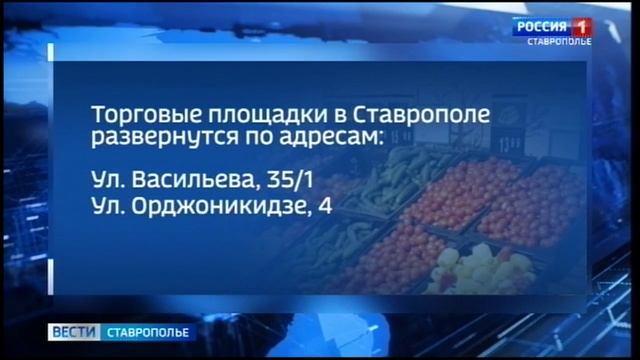 По всему Ставрополью открылись ярмарки выходного дня