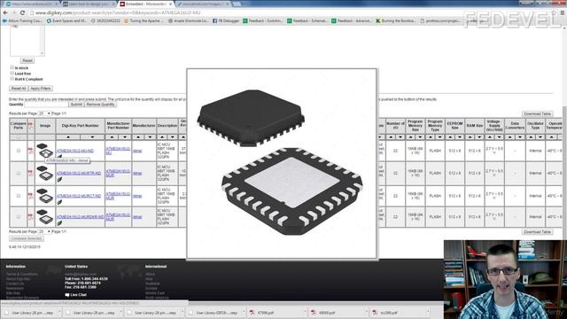 7. Prepare to create ATMEGA16U2 component