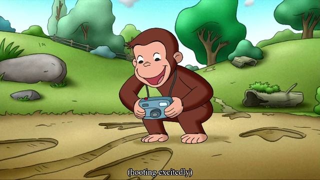 Curious George - 128 - Hundley's Great Escape (Learn English Language with subtitles)