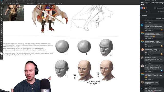 Marc Brunet ART School - Weekly Stream Episode 124.1