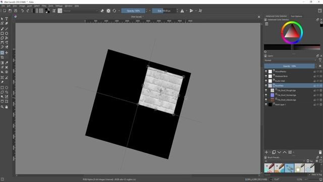 15 Creating Texture Atlas in Krita. MODULAR DESIGN in Blender by Johnny BlackWinter