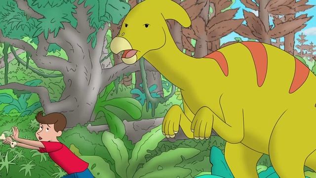 Curious George - 288 - Jurassic George (Learn English Language with subtitles)