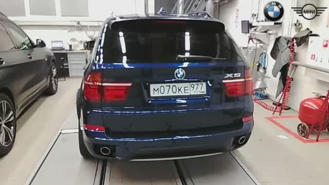Замена НБП по отзывной кампании BMW X5 E70 в 2024 году .
