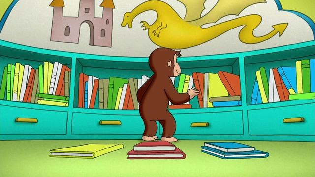 Curious George - 148 - Book Monkey (Learn English Language with subtitles)