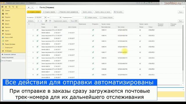 Модуль интеграции 1С с Почтой России