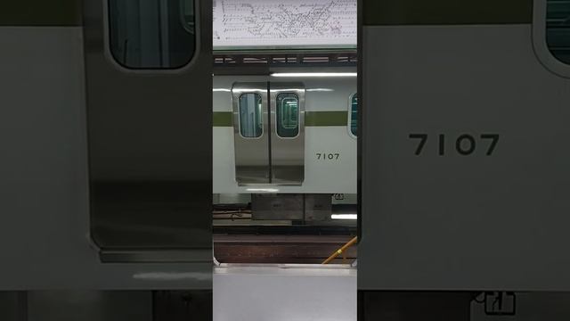 7호선 717편성 출입문조작(도봉기지 견학)