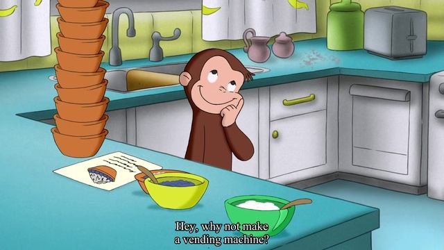 Curious George - 151 - George-O-Matic (Learn English Language with subtitles)